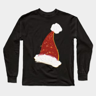 Santa Christmas Hat Long Sleeve T-Shirt